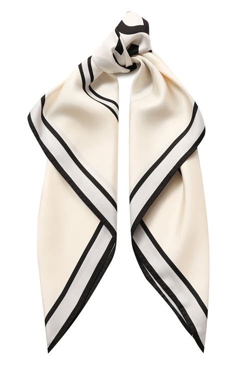 Burberry Woman 8029817 White Silk Foulard 